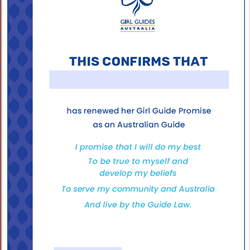Certificate - Promise Renewal