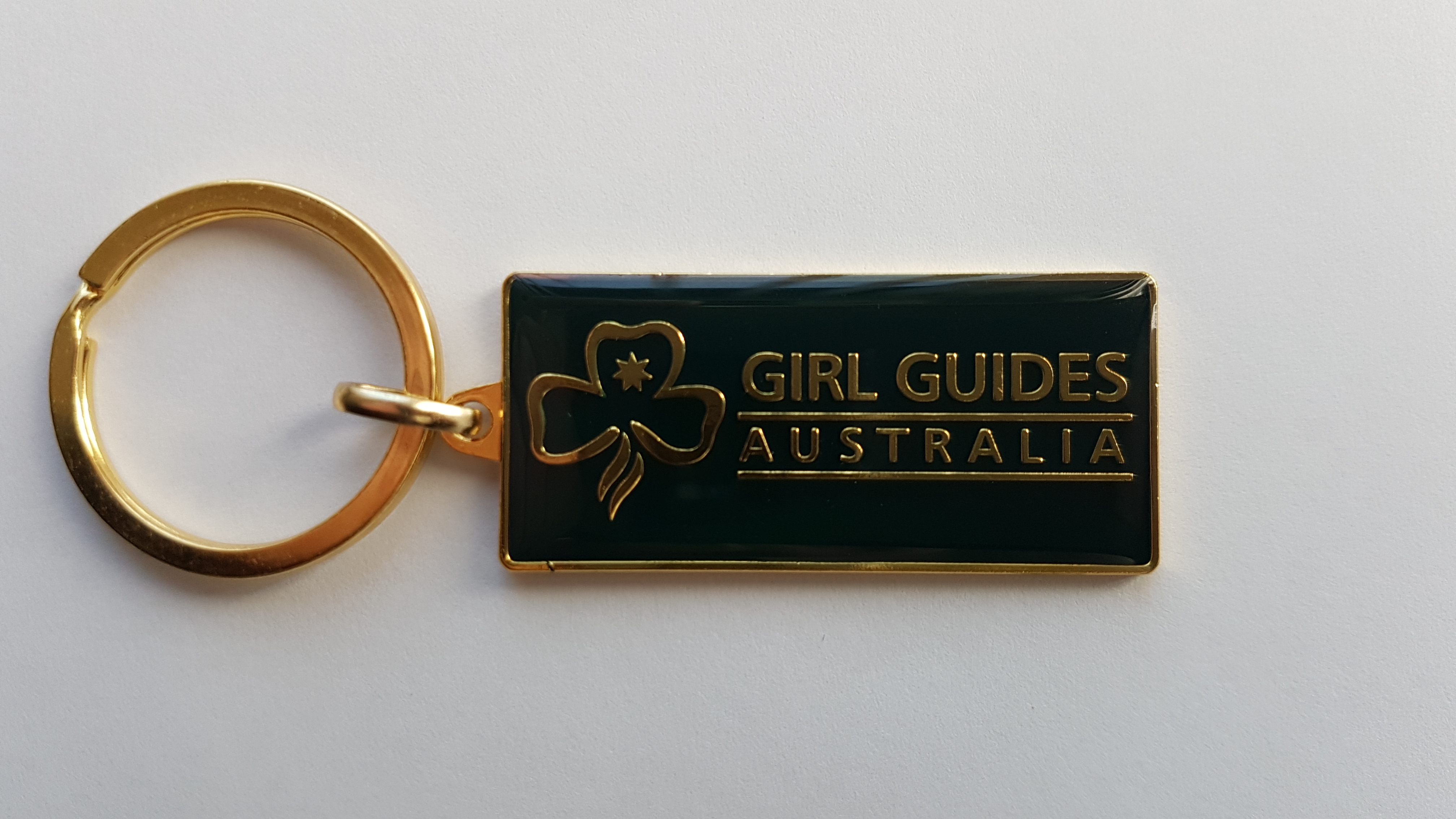 Girl Guides Australia Logo Key Ring